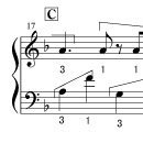 アイリッシュハープ楽譜「たいせつなあなたへ(指番号付き)」凜華用PDF